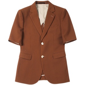 <span class=keywords><strong>Traje</strong></span> de Verano de Manga Corta para <span class=keywords><strong>Hombre</strong></span>, <span class=keywords><strong>Traje</strong></span> Casual, Chaqueta de Media Manga, Blazer - Product Image 3