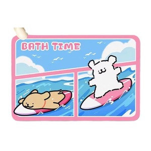 Alfombra de baño con dibujos de perros, rectangular, antideslizante, absorbente de agua, de tierra de diatomeas, para uso en el hogar, baño y cocina - Product Image 3