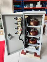 Régulateur de tension automatique statique triphasé AC industriel SVC-D15000VA-3 TNS-10KVA 4.5KVA 6KVA en cuivre avec affichage LED