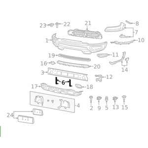 Viga de Refuerzo de Parachoques 68404159AA para Camioneta Ram 2019-2023 RAM 1500 TRX - Product Image 4