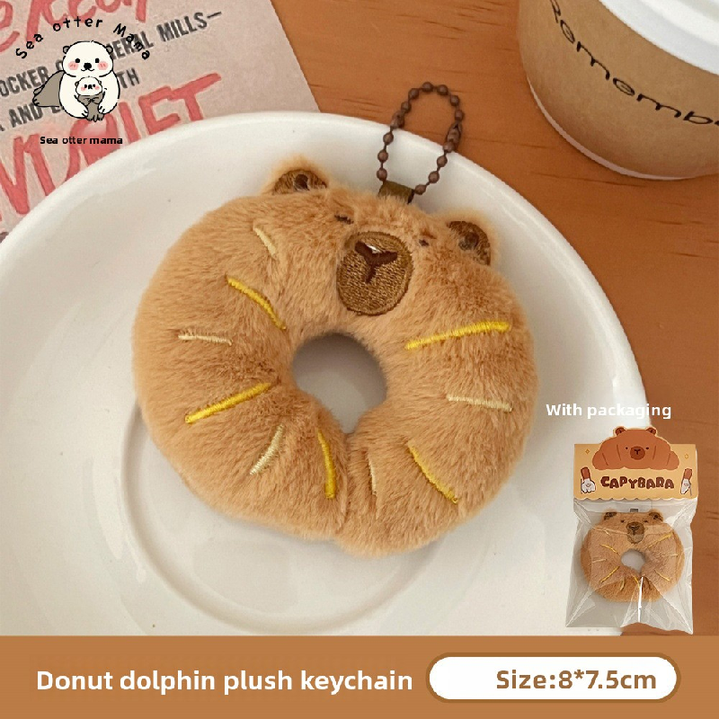 3# Peluche dauphin beignet