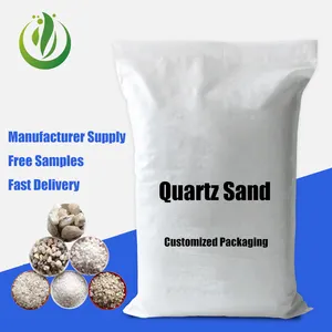 Silica Colored Raw Material Epoxy Floor High Purity Quartz Sand Media For Slab Basin Casting Concrete Water Filter Filtration