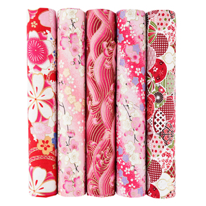 5 pièces/sac pur coton Style <span class=keywords><strong>japonais</strong></span> bronzant gros quart coton faisceaux de <span class=keywords><strong>tissu</strong></span> - Product Image 2