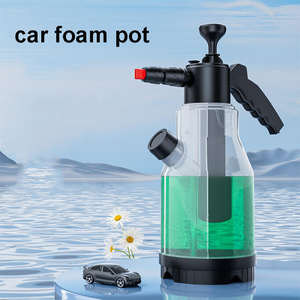 Bomba de presión manual de 2L, rociador de espuma, rociador de agua, Cañón de espuma presurizado manual, botella de spray de <span class=keywords><strong>lavado</strong></span>, detalles de coche - Product Image 4