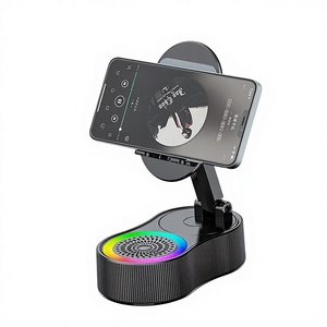 Soporte de Carga Inalámbrico para Teléfono Móvil con Inducción, Novedad Transfronteriza 2025, para Altavoz, Escritorio, con Aviso de <span class=keywords><strong>Voz</strong></span> y Audio en Vivo - Product Image 1