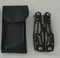 Couteau de poche multifonction en acier inoxydable, pinces pliantes, mini outils de réparation portables multi-usages pour l'extérieur