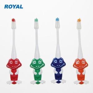 Cepillo de dientes de plástico con forma de animal para niños de estilo clásico, cepillo de dientes de plástico con logotipo Oem - Product Image 1