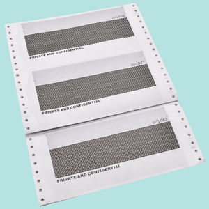 Feuilles de paie de haute qualité fichiers privés papier d'emballage de carte bancaire papier autocopiant 3 couches pour le <span class=keywords><strong>salaire</strong></span> d'entreprise - Product Image 6