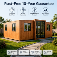 Casa Modular Prefabricada de Acero Galvanizado Q235B Personalizada, Modelo de 20 pies, 30 pies, 40 pies para Renovación Rural con 2 Años de Garantía