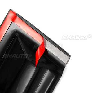 4x Deflectores de Viento para Ventanas de Auto Kia Rio III Sedán 2011-2017, Visores para Ventanas, Protectores de Lluvia, Cubiertas Protectoras - Product Image 6