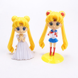 Muñeca <span class=keywords><strong>de</strong></span> Plástico Grande <span class=keywords><strong>de</strong></span> Sailor Moon, Decoración Japonesa, Falda Larga Blanca, Adorno para Pastel <span class=keywords><strong>de</strong></span> Sailor Moon - Product Image 5