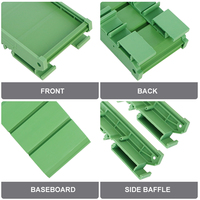 Soporte de Riel DIN para PCB de Instrumentos Electrónicos SZOMK AKDRW, Adaptador de Placa de Circuito, Soporte de Montaje Fijo para PCB