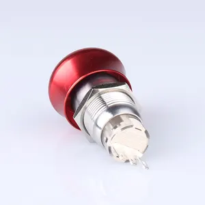 Momentary Contact Antislip 5A 250VAC Industrial Heavy Duty Push Button Switch