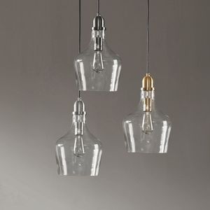 Lustre et suspension en verre en forme de cloche DB - Product Image 3