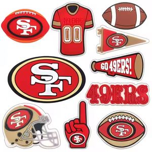 Vente en gros de décorations de chaussures personnalisées en PVC de l'équipe de football américain Green Bay Packers - Product Image 2