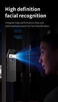 Serrure de porte intelligente V8 étanche Tuya TTlock à double cylindre, serrure à empreinte digitale intelligente pour portail, portes extérieures, appartement