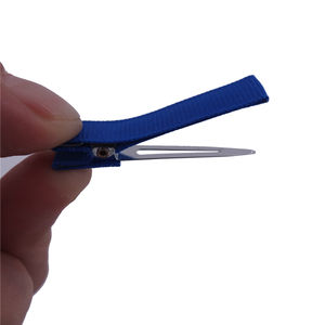 Pinces à <span class=keywords><strong>cheveux</strong></span> doublées en alligator, barrettes à <span class=keywords><strong>cheveux</strong></span> enveloppées de ruban, fournitures pour la fabrication de nœuds et accessoires de coiffure DIY - Product Image 2