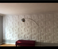 Panneau mural en PVC imperméable 3D pour la décoration de la maison, idéal pour le salon, l'hôpital, la chambre à coucher