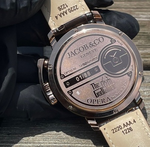นาฬิกา <span class=keywords><strong>Jacob</strong></span> Master Music God สายสแตนเลส ขนาด 22 มม. ระบบอัตโนมัติ ไม่มีฟังก์ชั่นดนตรี - Product Image 5