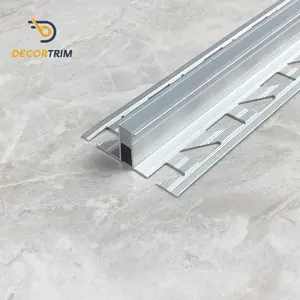 Joints d'expansion de carreaux de céramique en aluminium métallique pour plancher