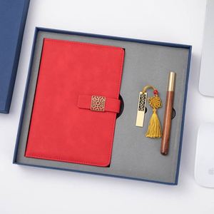 Business Gift Box Set A5 PU Notebook Metal Pen <b>USB</b> <b>Flash</b> <b>Drive</b> Enterprise Customization LOGO Trending Products 2026 New Arrivals - Product Image 2