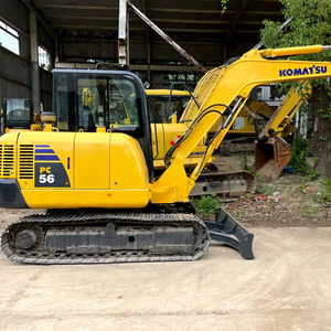 Escavatore Usato Originale Giapponese Komatsu Pc56-7, Mini Escavatore Pc56-7, Attrezzatura da Costruzione in Perfette Condizioni in Vendita - Product Image 1