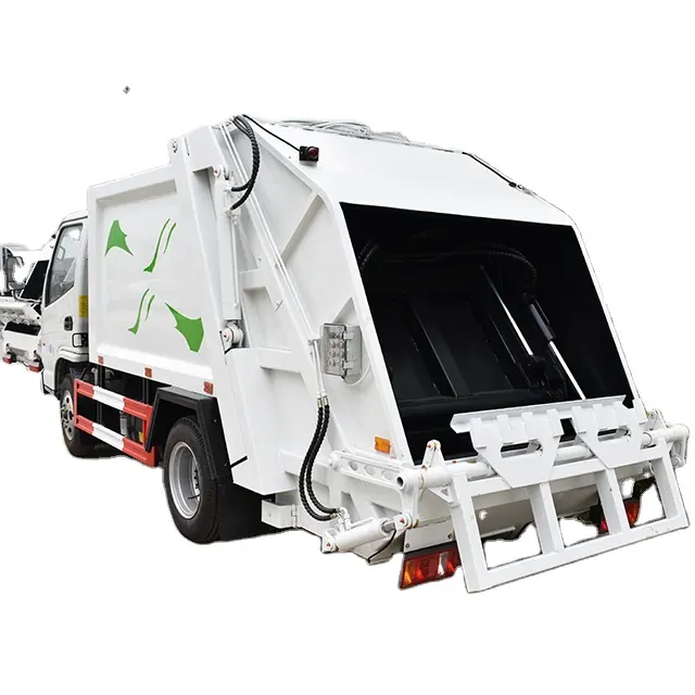 Uzu-compactador de basura para camión, camión pequeño de colección de residuos, tamaño de camión, 700p, 600p, 5m3, 6m3, gran oferta, marca japonesa 1
