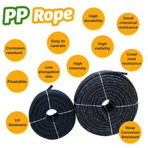 Cuerda de Polipropileno Resistente al Desgaste, Flotante, para Empaque, Redes de Pesca Marinas, Venta Caliente - Product Image 4