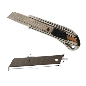Cuchillo Multiusos <span class=keywords><strong>de</strong></span> <span class=keywords><strong>Seguridad</strong></span> Retráctil Automático <span class=keywords><strong>de</strong></span> Aleación <span class=keywords><strong>de</strong></span> Aluminio - Product Image 6