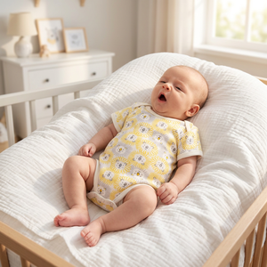 Mono de Algodón para Bebé - Adorable Pijama Enterizo para Recién <span class=keywords><strong>Nacido</strong></span>, Ropa Transpirable y Suave para la Piel, Diseño Fácil de Poner, <span class=keywords><strong>Verano</strong></span> - Product Image 6