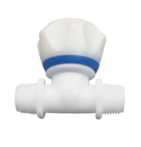 Válvula de Ángulo de Plástico para Inodoro, Montaje en Pared, 1/2'', Válvula de Ángulo Superior para Agua, Venta Caliente en China - Product Image 1