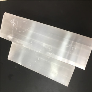 Vendita calda ibg size bianco naturale <span class=keywords><strong>fette</strong></span> di selenite gesso per la decorazione domestica - Product Image 5