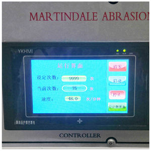 Touchscreen Martindale Abrieb- und Pilling-<span class=keywords><strong>Tester</strong></span> Textil-Abriebprüfgerät Martindale Abriebfestigkeits-Testgerät - Product Image 3