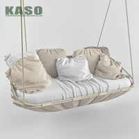 Mobilier de jour en osier pour chambre à coucher, porche, Patio de jardin extérieur et plage ronde, canapé adulte, chaise suspendue, lit