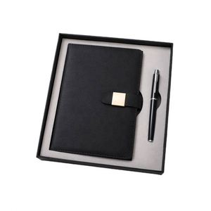 Artículos Promocionales, Libreta Naranja de PU, Regalo Ejecutivo Corporativo, Agenda Personalizada de Oficina A5 con Bolígrafo, Set de Regalo en Caja - Product Image 4