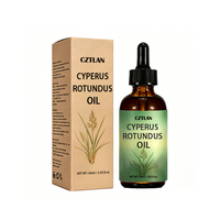 Aceite Orgánico Puro de Cyperus Rotundus de Marca Blanca para Piel, Cuerpo y Cabello: Suero Reparador, Hidratante y Suavizante Post-Afeitado