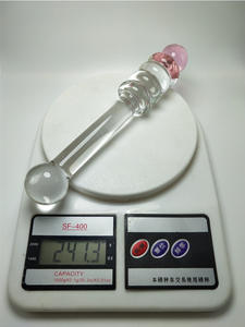 Meisjes Vrouwen Sexy Speelgoed Erotische Leuke Glazen Penis Massage Stick Volwassen Sex Dildo - Product Image 5