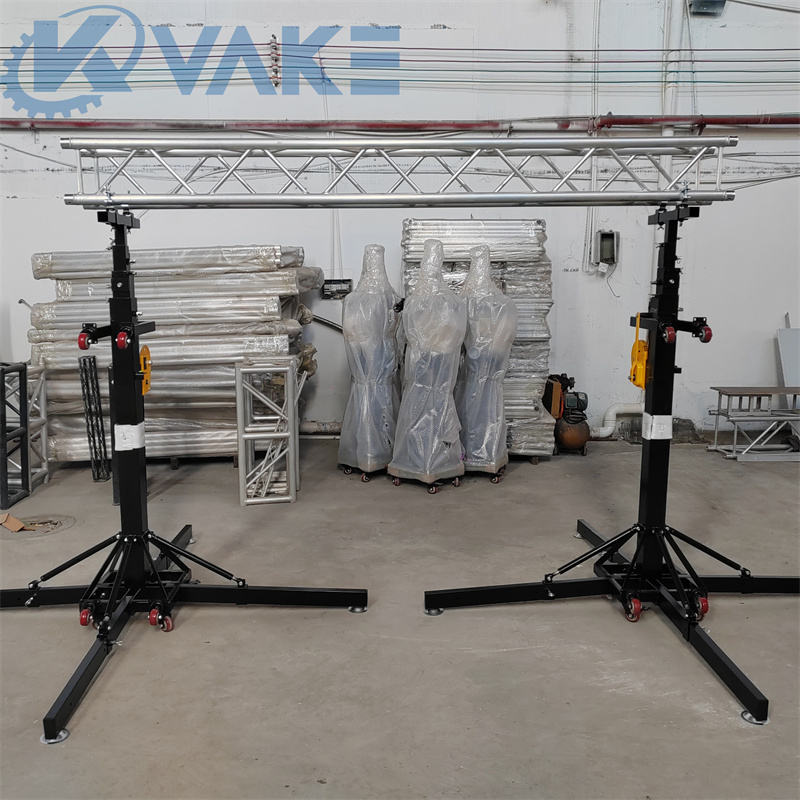 Outdoor Foldable Portable Iron Lifting Crank Stand 6M Modular Anti-Rust ...