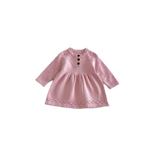 Abito in Maglia <span class=keywords><strong>per</strong></span> <span class=keywords><strong>Neonata</strong></span> Primavera 2026, Morbido Vestito Principessa <span class=keywords><strong>per</strong></span> Bambine - Product Image 5