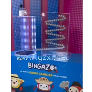 Máquina de <span class=keywords><strong>Bingo</strong></span> de Pie Tipo M Personalizada con 90 Bolas, Soplador y Luz LED para Eventos en Vivo y Juegos de Sorteo - Product Image 2