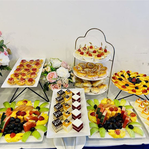 Giá đỡ bánh ngọt ba tầng mạ vàng sang trọng XINGPAI, dành cho tiệc cưới, liên hoan - Product Image 1