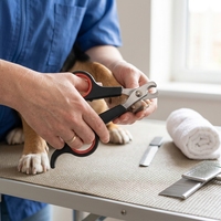 Coupe-ongles pour animaux de compagnie en acier inoxydable, ciseaux pour couper les ongles des chats et des chiens, outil de toilettage facile à utiliser