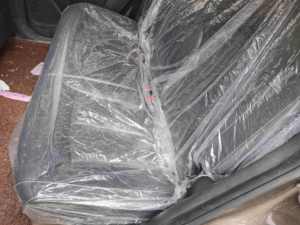 Funda de Asiento de Coche Completa de Plástico PE de Alta Calidad Leizhou, Transparente, Modelo X5, Delantera/Trasera, Compatible con Airbag y Volante - Product Image 4