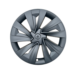 Cache-roue de voiture pour Tesla Model Y 2025 Juniper, 19 pouces, noir, protection de jante complète automobile - Product Image 5