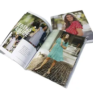 Customized Magazine Catalogue Brochure Printing Professional Booklet Advertising Brochure Printing