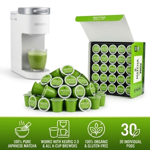 แคปซูลมัทฉะรีไซเคิลรักษ์โลกสำหรับระบบ K-cup รสชาติธรรมชาติหลากหลาย รองรับฉลากส่วนตัว สูตรเฉพาะตามสั่ง ขายส่ง - Product Image 1