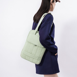 <b>Women's</b> Multifunctional Tote <b>Bag</b> 10 Inches Shockproof <b>Laptop</b> Shoulder <b>Bag</b> Solid Color Handbag for <b>Women</b> - Product Image 2
