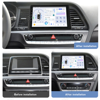 Autoradio Android MEKEDE 9 pouces pour Hyundai Sonata 7 LF 2017 à 2019, navigation GPS Android Auto sans fil, DSP, WiFi, commande au volant