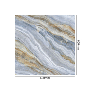 Baldosas de Porcelana Pulida Brillante de 600x600, Diseño de Mármol Vitrificado, Baldosas Cuadradas de Porcelana con Diseño de Granito, Nuevo Diseño - Product Image 6