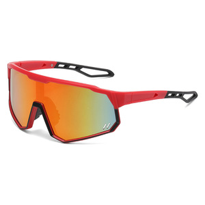 Sports Cycling Sunglasses White <b>Frame</b> PC Polarized UV400 Lens For Outdoor Riding And Driving - Product Image 2